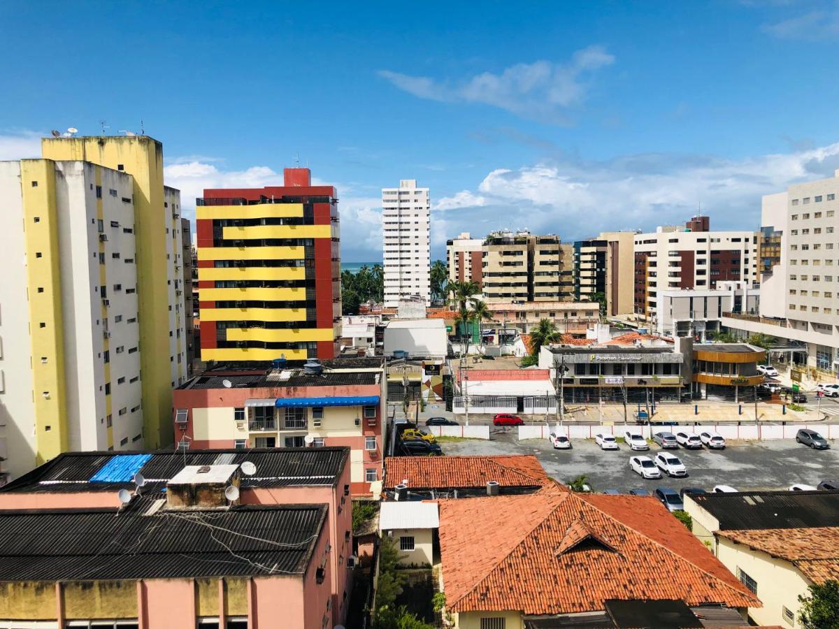 Praia De Ponta Verde Em Frente Ao Tropico Hotel Com Garagem, Wi-Fi, Lavadora - Apto703 Maceió Exteriör bild
